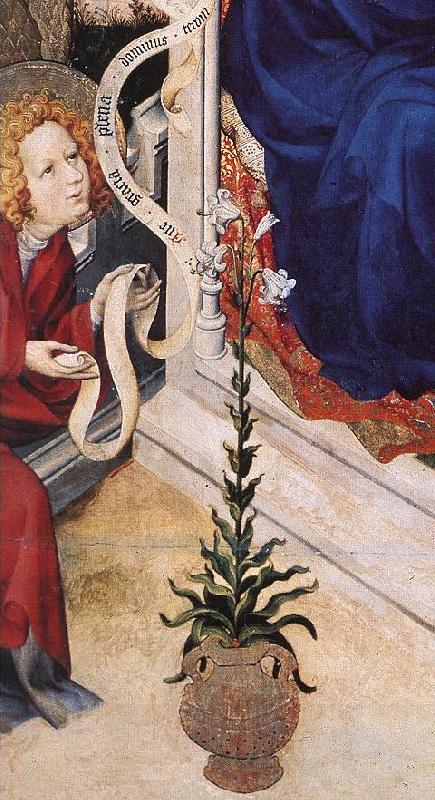 BROEDERLAM, Melchior The Annunciation (detail)  ff China oil painting art